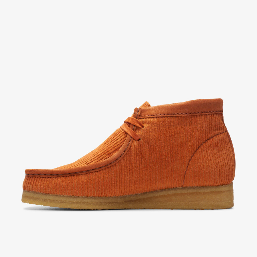 wallabee-laars - terracotta